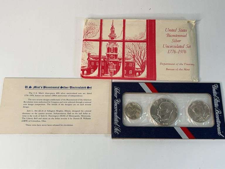 Bicentennial Silver Uncirculated Mint Set