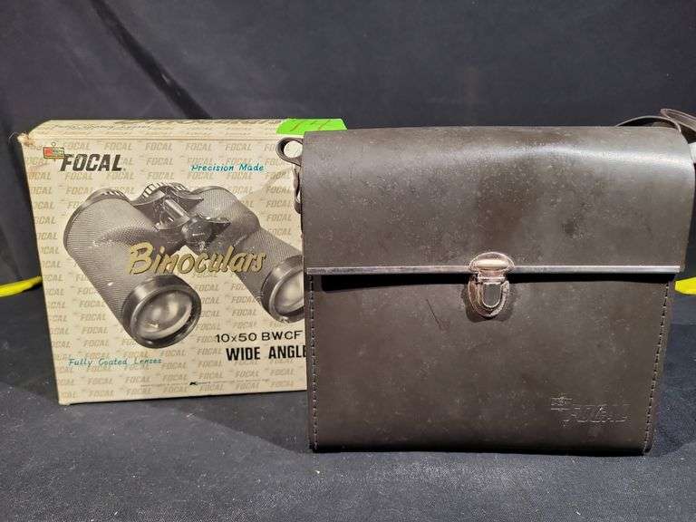 K-MART FOCAL WIDE ANGLE BINOCULARS, CASE in original box