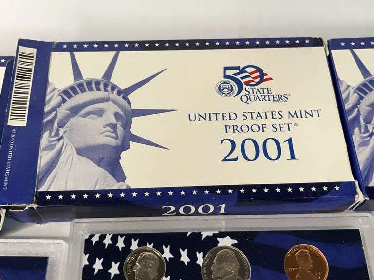 2001-2003 Uncirculated Proof Sets
