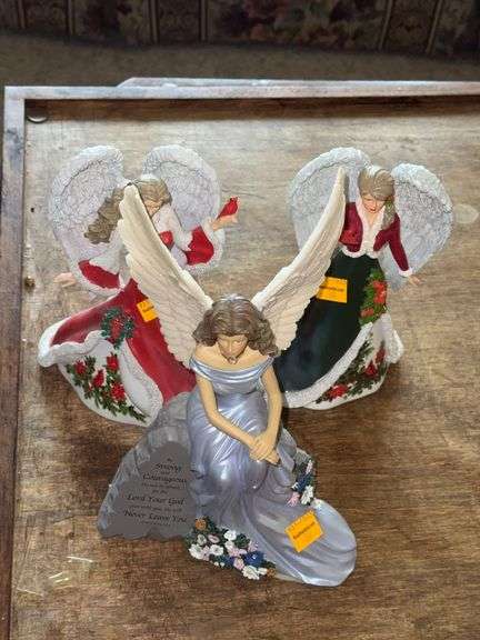 (3) Angel Statues