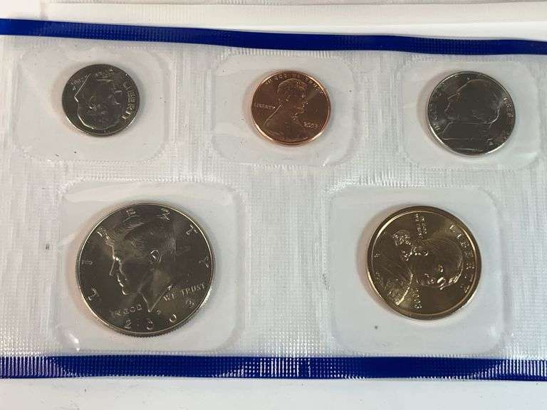2002 and 2003 Denver and Philadelphia Mint Uncirculated Sets