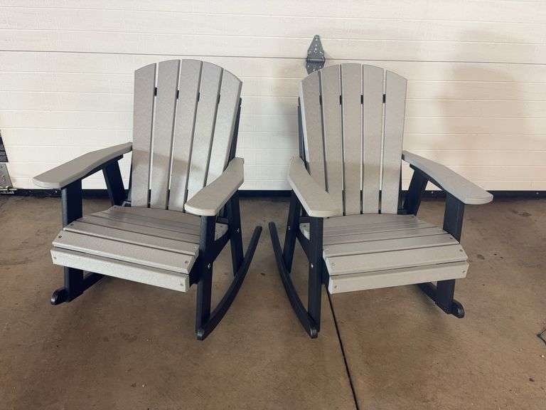 2 Poly Outdoor Children’s Rockers ( New)
