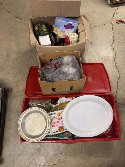 Christmas Glass Ware and other misc.