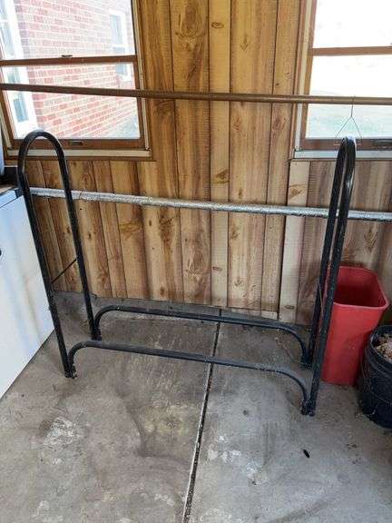 Metal wood rack