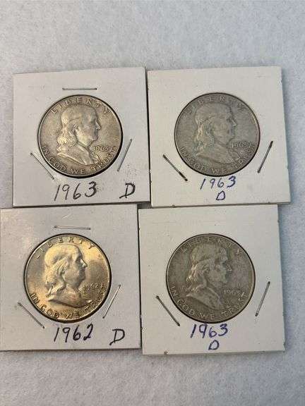 4 Franklin Halves