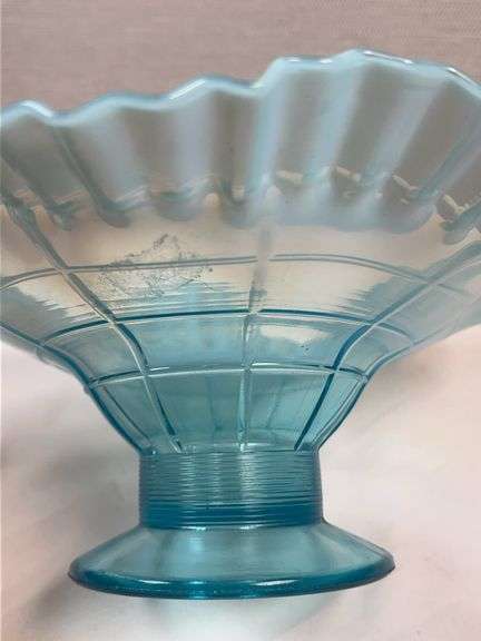 INDIANA BLUE GLASS BOWL