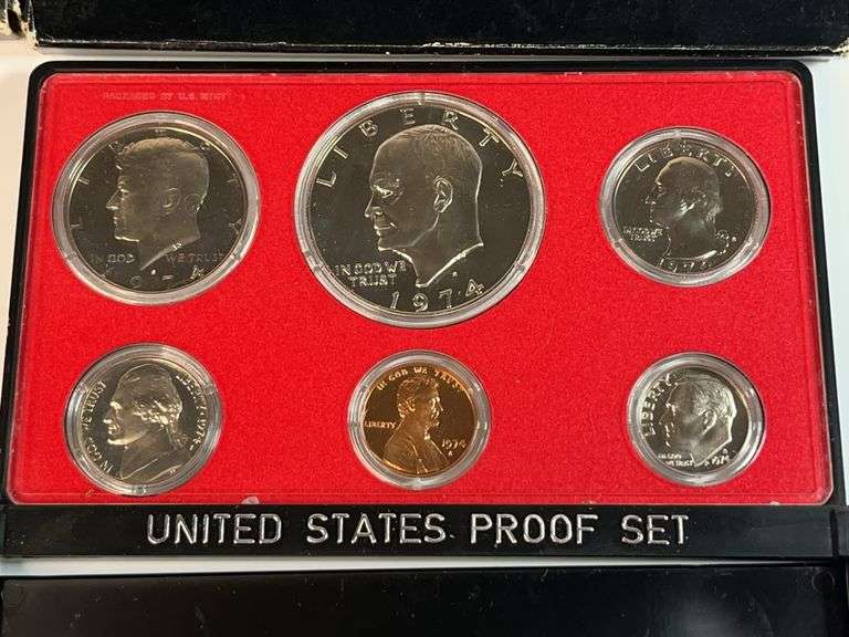1973, 1974, 1975 US Proof Sets