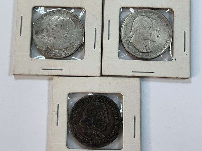 (3) Commemorative Halves