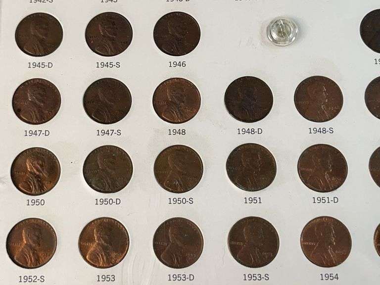 Lincoln Cents Set, 1934-1958