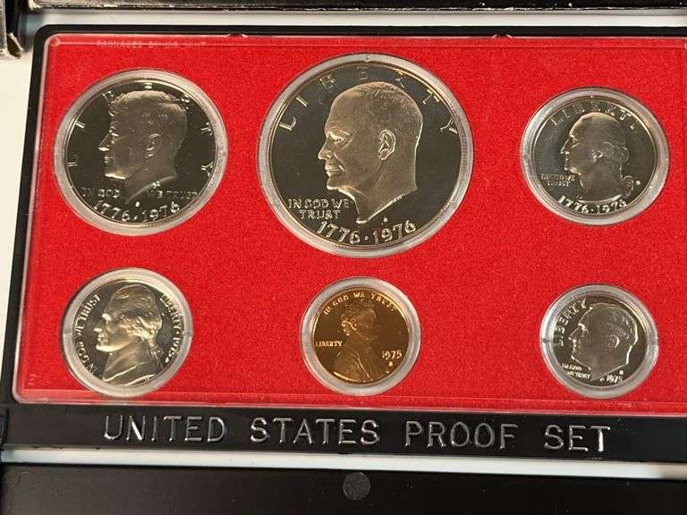 1973, 1974, 1975 US Proof Sets