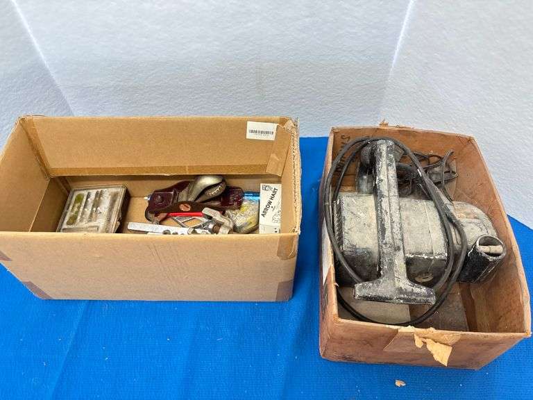 Belt Sander, Utility Knives, Hand Tools