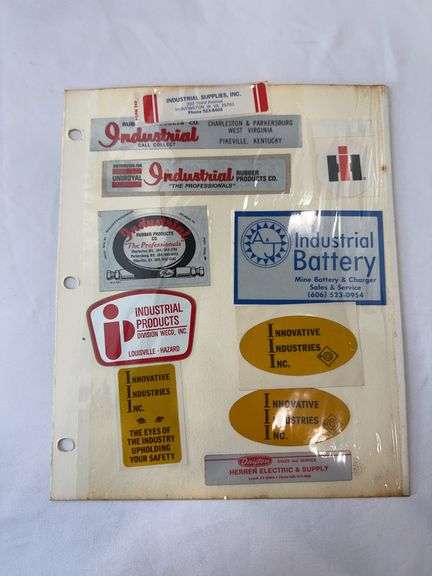 (20) Coal Miner Hardhat Stickers