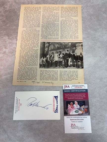 Robert F. Kennedy Jr. Signed Keeper Springs Card - JSA