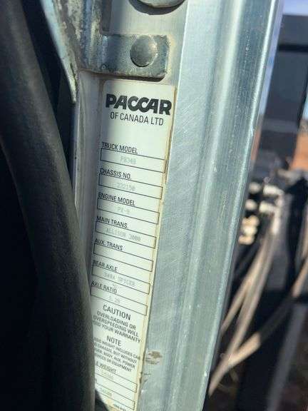 2019 Peterbilt PB348 showing 18,201 mi, 5,443 hrs - runs