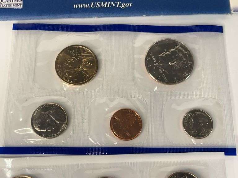 2000 and 2001 Denver and Philadelphia Mint Uncirculated Sets