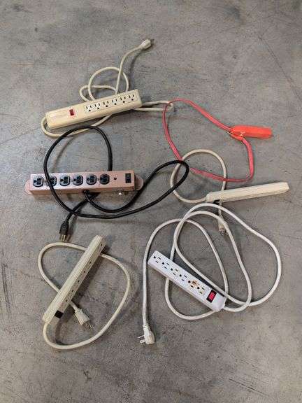 (6) power strips - various sizes