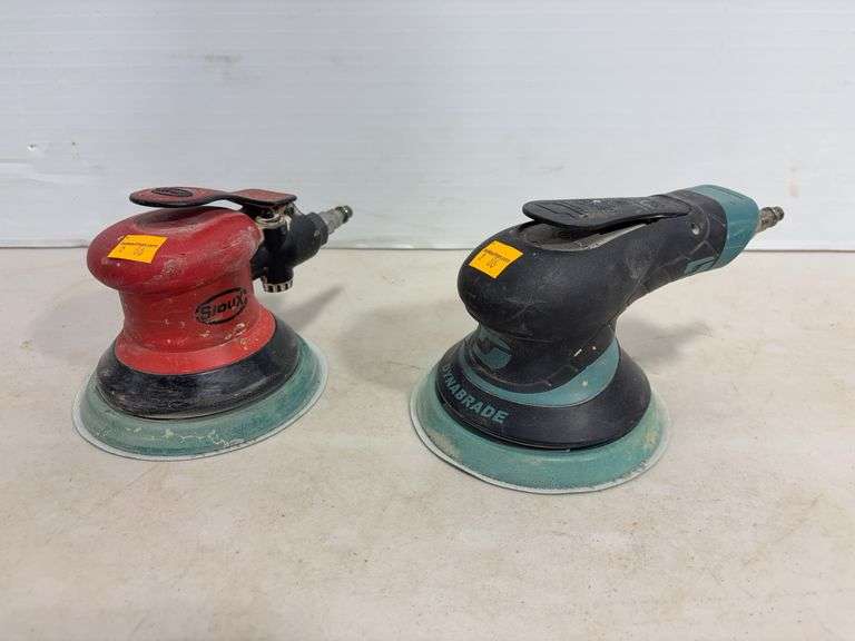 Sioux & Dynabrade Palm sanders