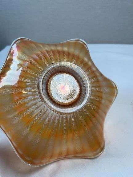 MARIGOLD CARNIVAL BOWL STIPPLED RAY