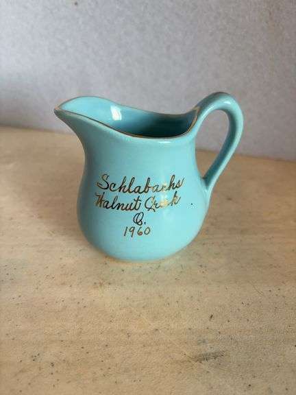 Blue Schlabach Walnut Creek 1960 Pitcher