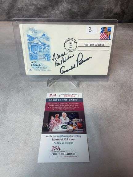 Arnold Palmer Signed First Day Cover - JSA
