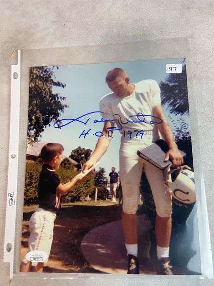Johnny Unitas Signed 8x10 Photo - JSA