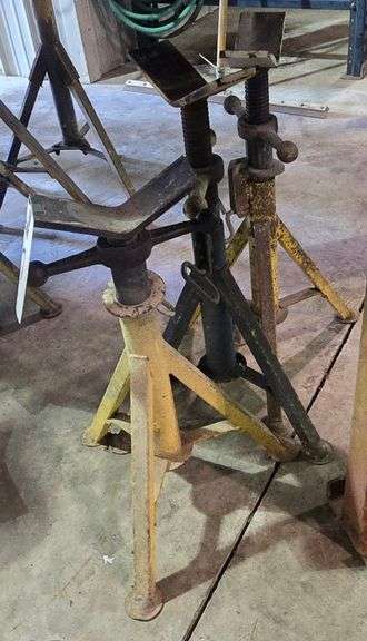 LOT OF 3 SHORTER FAB STANDS