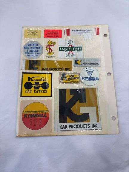 (27) Coal Miner Stickers