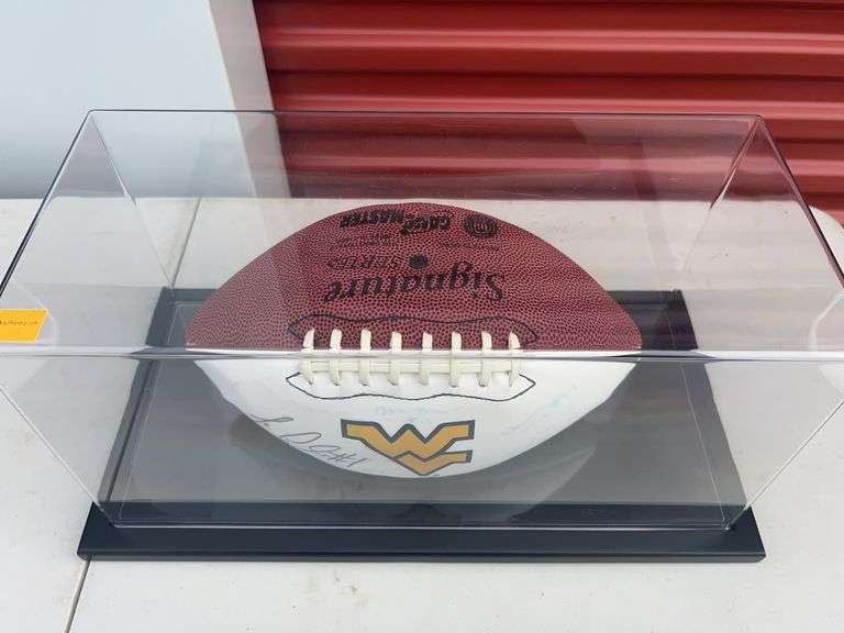 Autographed WVU Football
