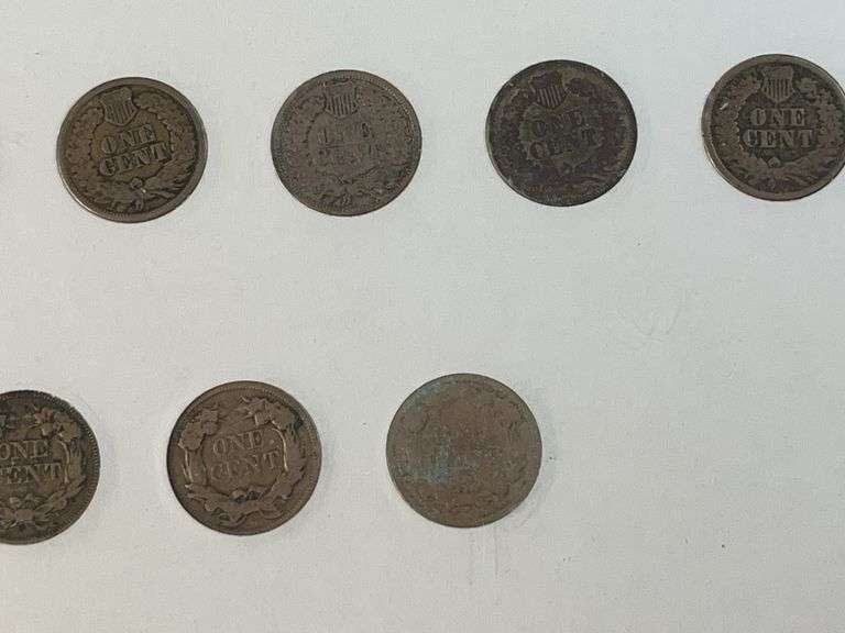 Flying Eagle and Indian Head Cents Set -Missing 1877, 1908-S, 1909-S