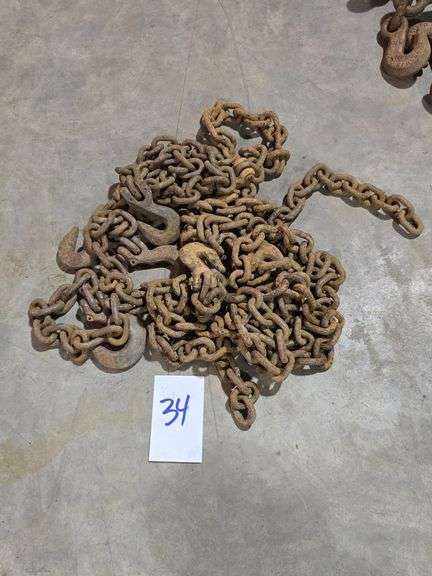 LOT OF 5-3/8" MISC CHAINS