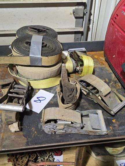 LOT 6-2" RACHET STRAPS