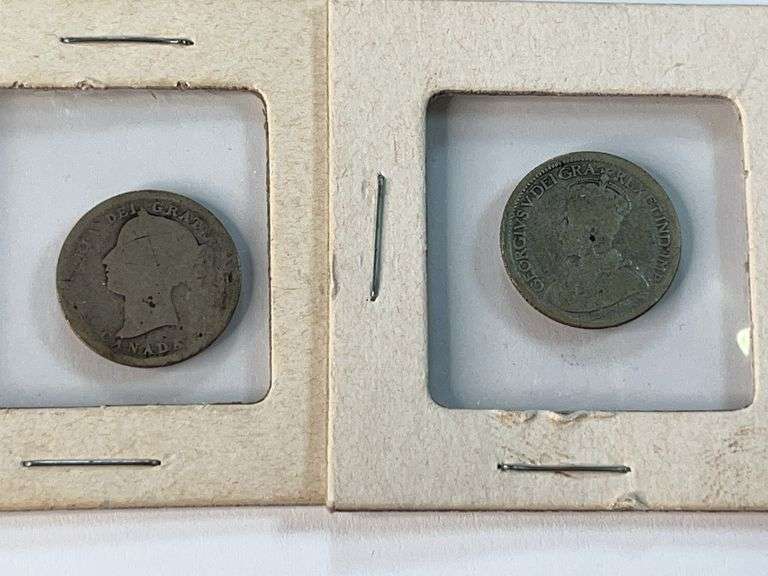 (14) Foreign Coins with Silver Content and 1840 American Coin