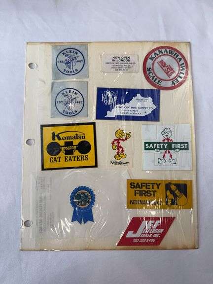 (22) Coal Miner Hardhat Stickers