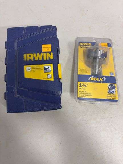 Irwin spade bit set & Irwin speedbor self feed bit - NIB