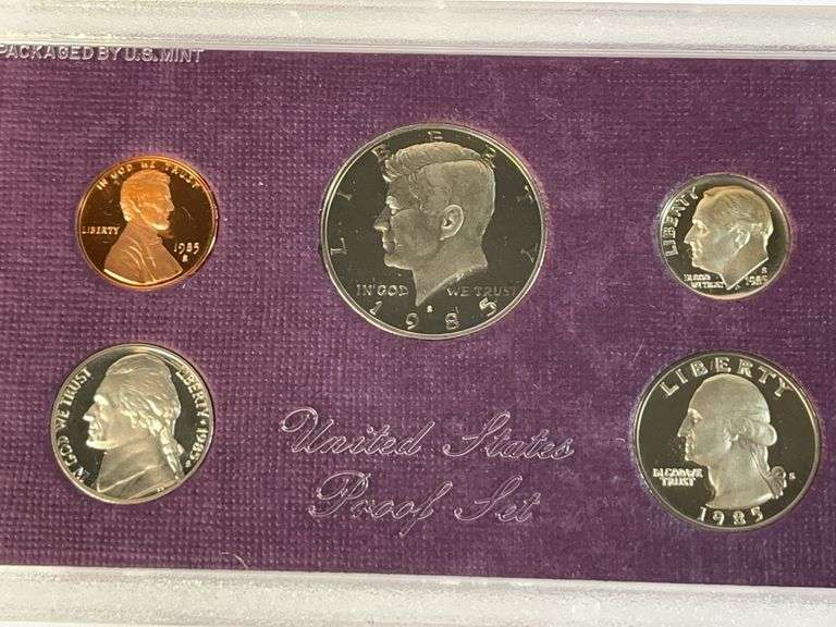1984, 1985, 1986 US Proof Sets