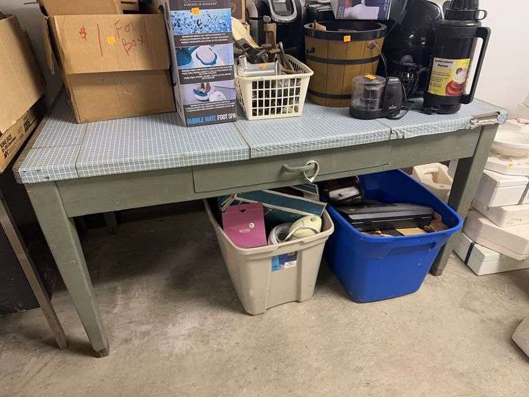 Green Table *Contents not include