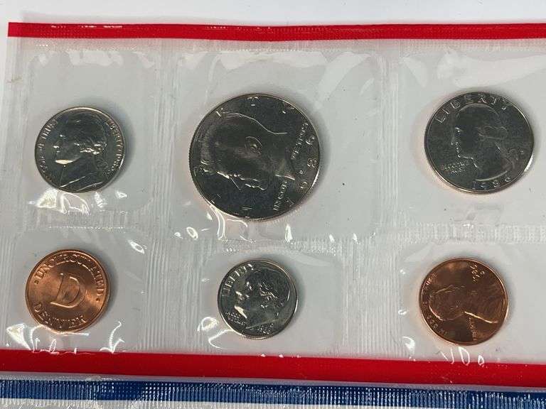 1986, 1987, 1990 US Mint Uncirculated Sets
