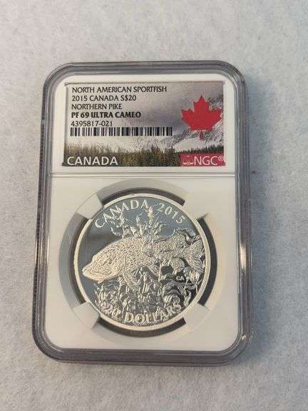 2015 Canadian Northern Pike PF 69 Ultra Cameo