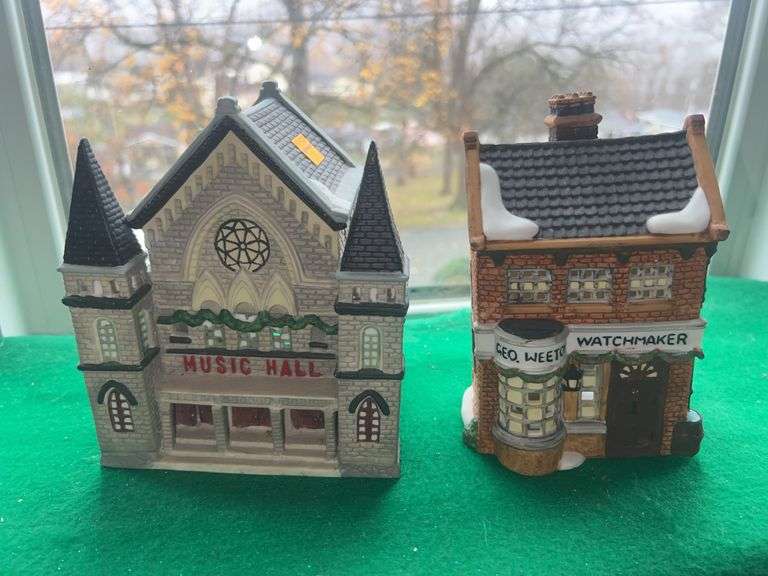 Department 56 Geo Weston Watchmaker, Dickens Keepsake Music Hall