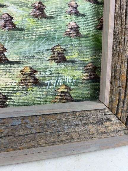 Tom Miller Original Painting, Signed , 26”x17.5”
