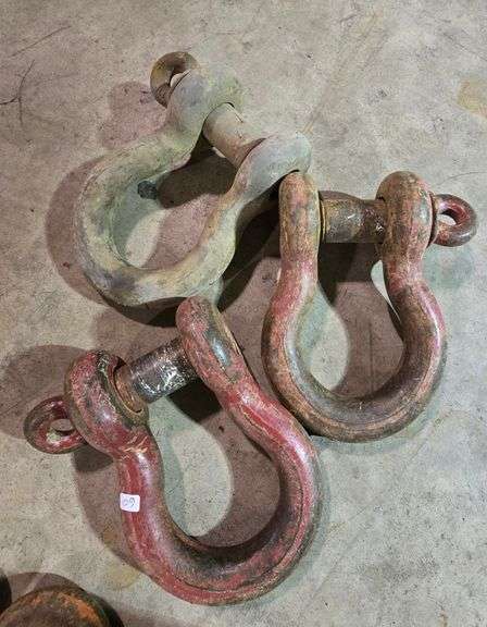 LOT OF 3- 1-1/2" CROSBY CLEVIS