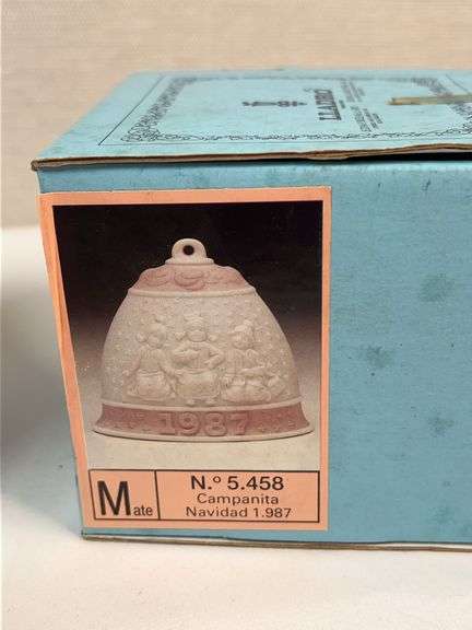 PAIR OF LLADRO 1987 BELLS