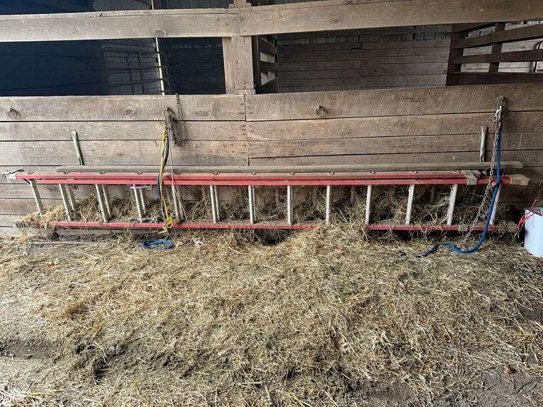 Extension Ladder w/ Wood Ladder