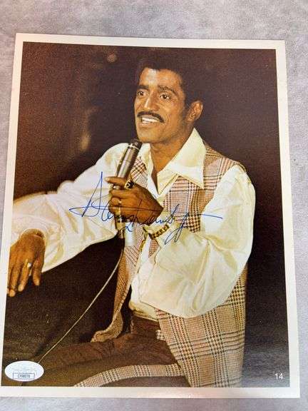 Sammy Davis Jr. Signed Color Photo - JSA