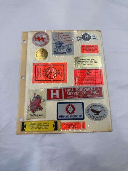 (24) Coal Miner Stickers