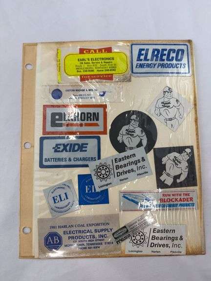 (29) Coal Miner Hardhat Stickers