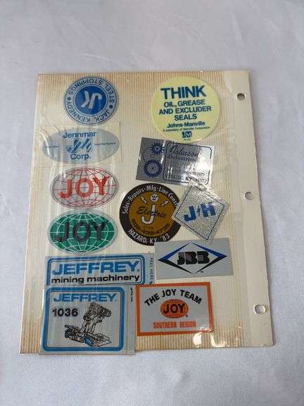 (20) Coal Miner Hardhat Stickers