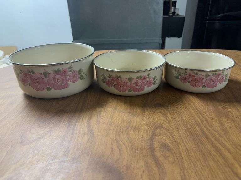 (3) Gibson Porcelain Enamel on Steel