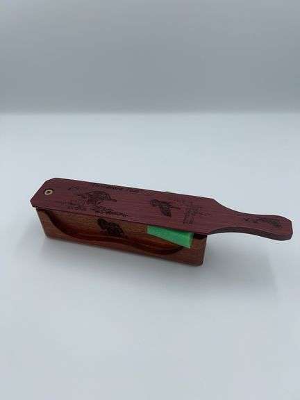 "Tuscarora Tom" Purple Heart Mahogany Amish Box Call