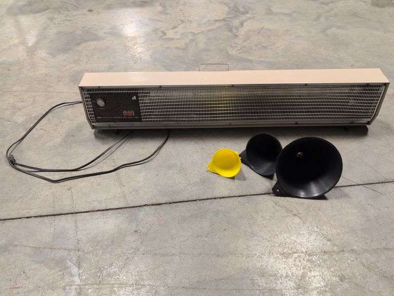 Arvin heater - works, and (3) funnels